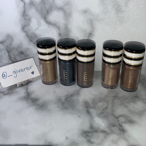 Nocturnals Green & Teal Set MAC PIGMENT & GLITTER SET - Picture 1 of 14